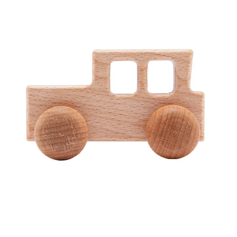 Wooden Dinosaur Car Toy