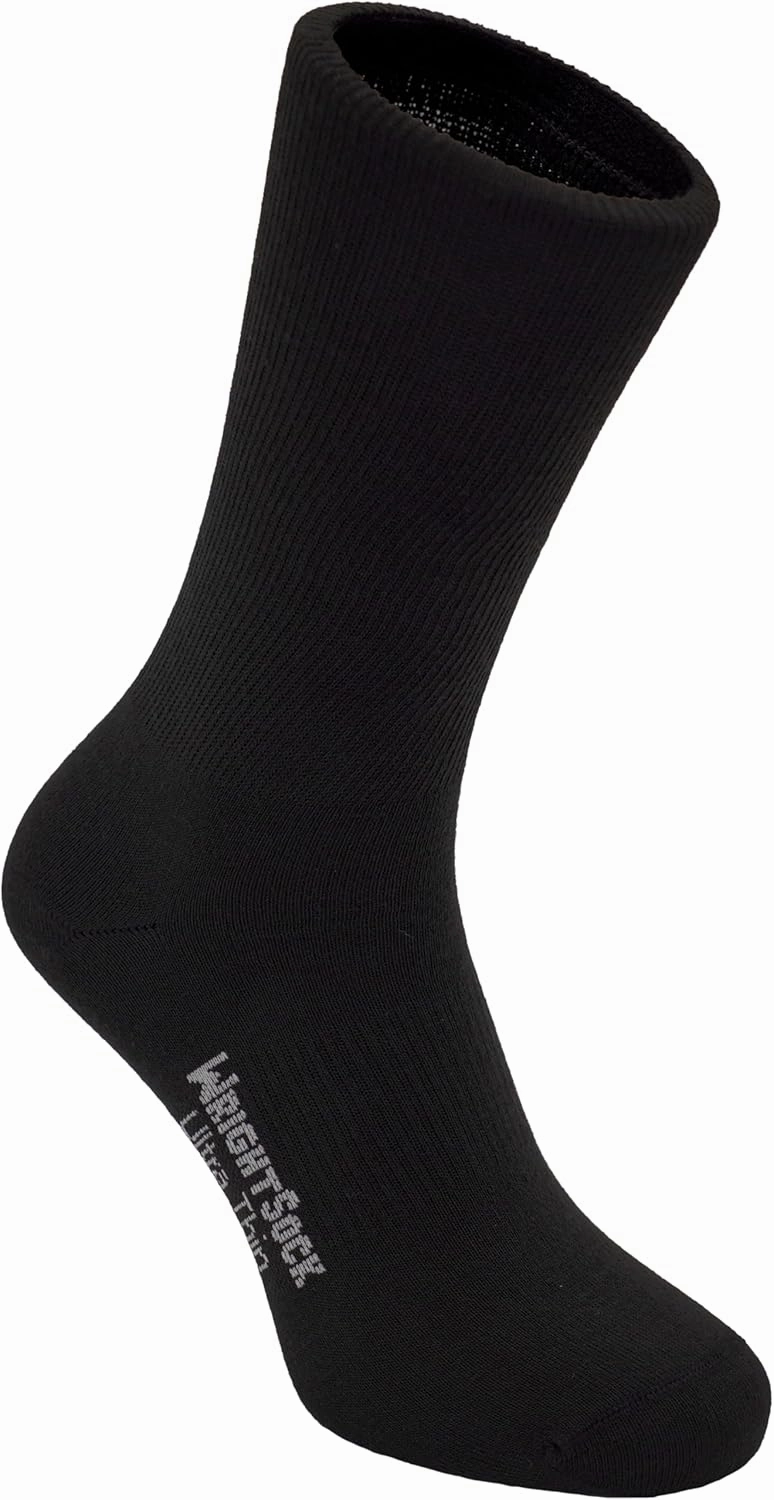 Wrightsock Ultra Thin Crew Running Socks for Men and Women - Athletics Socks with Moisture Regulation - American Made