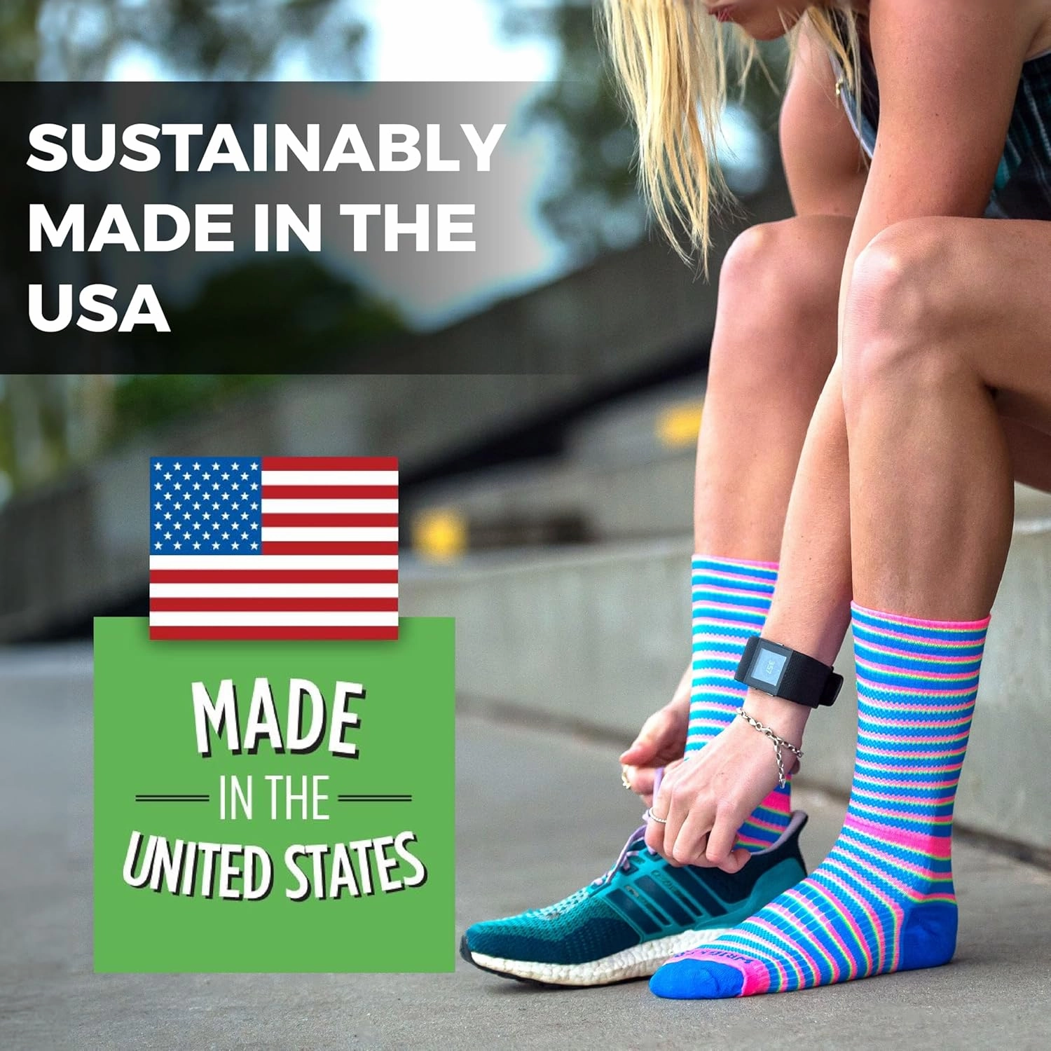 Wrightsock Ultra Thin Crew Running Socks for Men and Women - Athletics Socks with Moisture Regulation - American Made