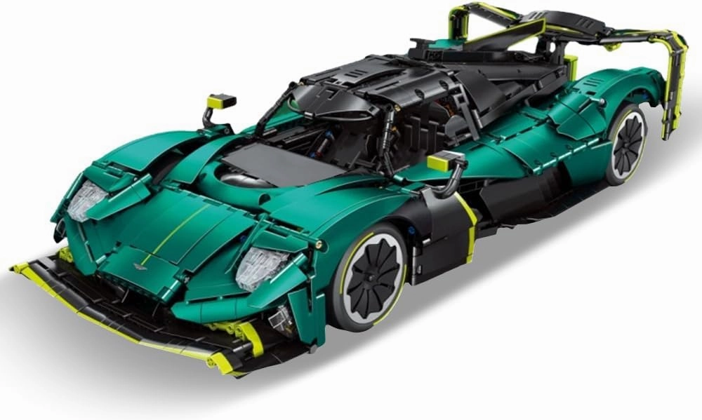 Y18006 V12 Supercar Building Blocks Kit, 1:8 Scale Large Supercar Building Blocks Toy, 3868pcs Technik Racing Building Block Model, MOC Sports Car Model for Boys and Adults Collect Gifts