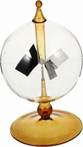 Yardwe Educational Tool Light Pressure Windmill for Classroom and Home Decoration Demonstrates Light Energy Conversion Creative Present for Science Exploration