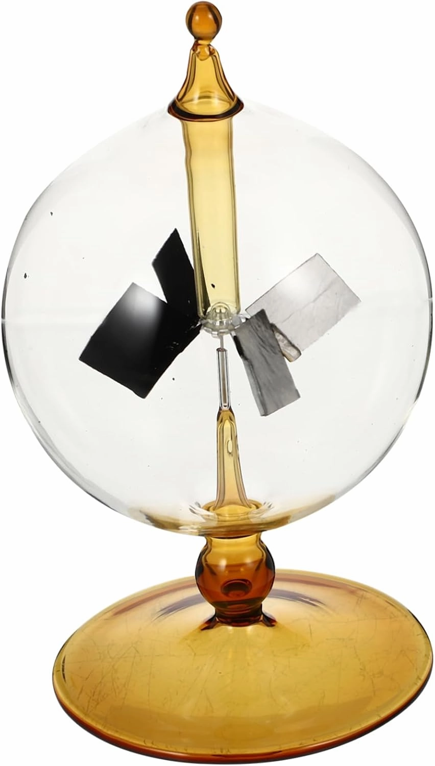 Yardwe Educational Tool Light Pressure Windmill for Classroom and Home Decoration Demonstrates Light Energy Conversion Creative Present for Science Exploration