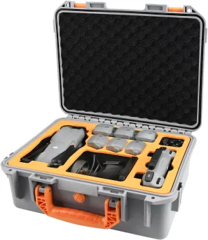 YETEETH Hard Case for DJI Air 3S Air 3, Waterproof Pressure Resistant Carrying Case for DJI Air 3S/3 Accessories - Fits for RC 2/RC-N2/RC-N3 (Grey)