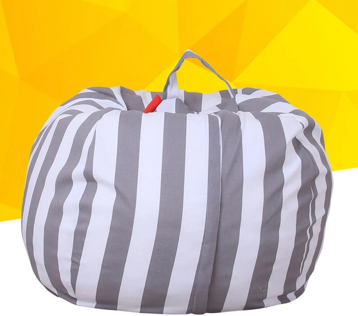 Zerodeko Children Toys Storage Bag with Zipper Extra Large Toy Storage Organizer Lightweight and Portable for Kids' Play Mat and Picnic
