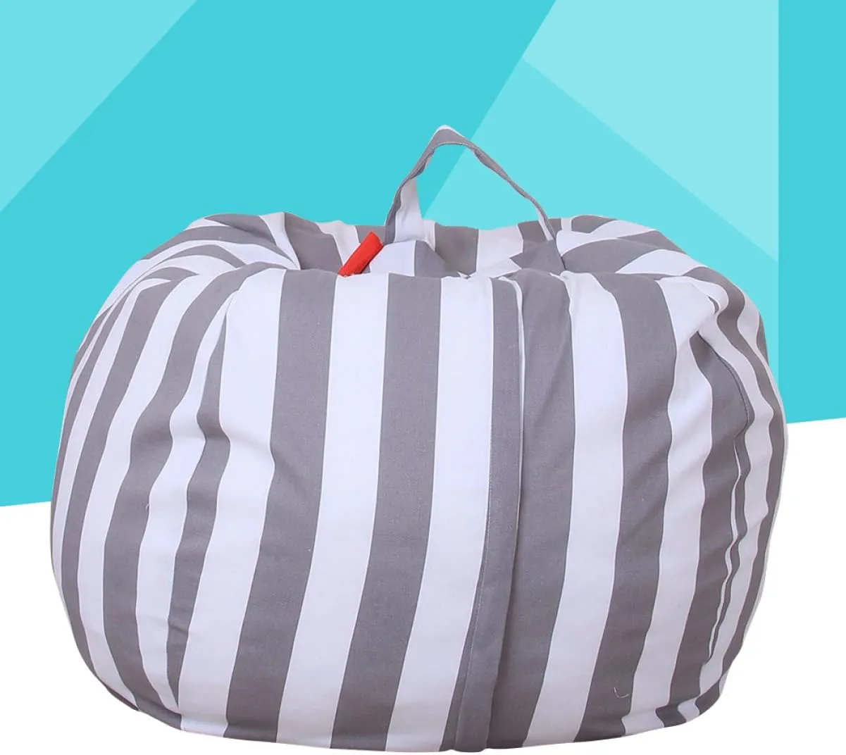 Zerodeko Children Toys Storage Bag with Zipper Extra Large Toy Storage Organizer Lightweight and Portable for Kids' Play Mat and Picnic