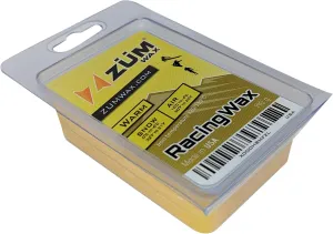 ZUMWax Iron-On Ski/Snowboard/Nordic/Cross-Country Wax, 140g, WARM Temp, long-lasting, secret vanilla scent, Made in USA, PFAS-free. 100% hydrocarbon wax. Fast, durable, eco-friendly, WARM conditions