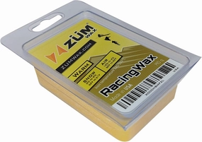ZUMWax Iron-On Ski/Snowboard/Nordic/Cross-Country Wax, 140g, WARM Temp, long-lasting, secret vanilla scent, Made in USA, PFAS-free. 100% hydrocarbon wax. Fast, durable, eco-friendly, WARM conditions
